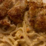 Quick and Delicious Air Fryer Parmesan Crusted Chicken finished dish
