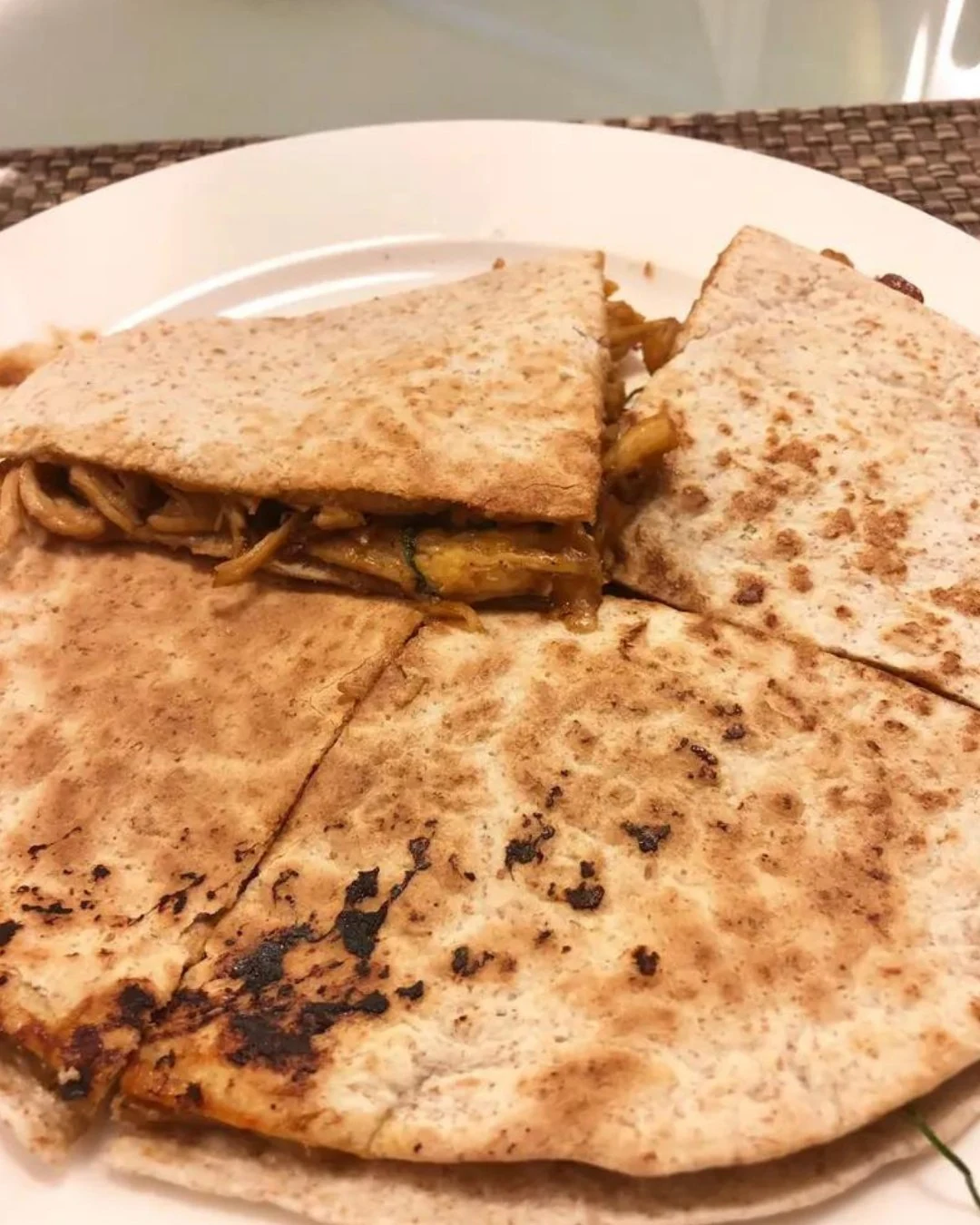 Quick and Delicious BBQ Chicken Quesadilla Recipe finished dish