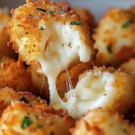 Quick and Delicious EASY FRIED CHEESE BITES Recipe finished dish
