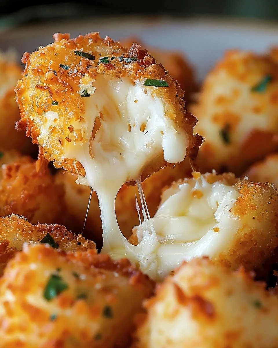 Quick and Delicious EASY FRIED CHEESE BITES Recipe finished dish