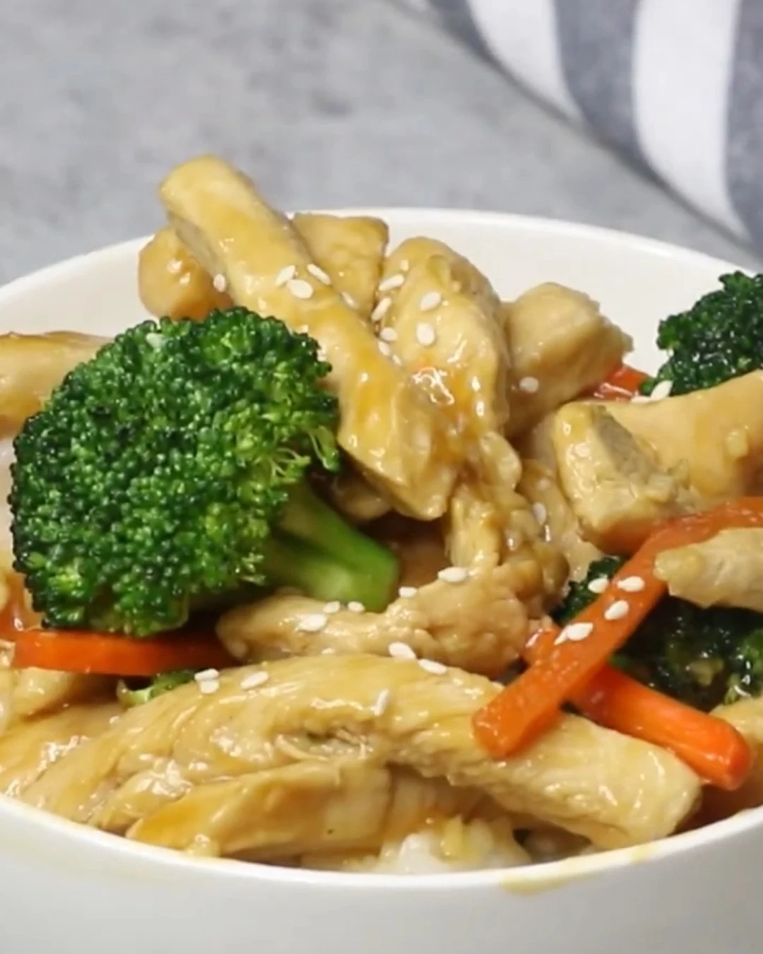 Quick and Delicious Honey Garlic Chicken Stir Fry Recipe finished dish