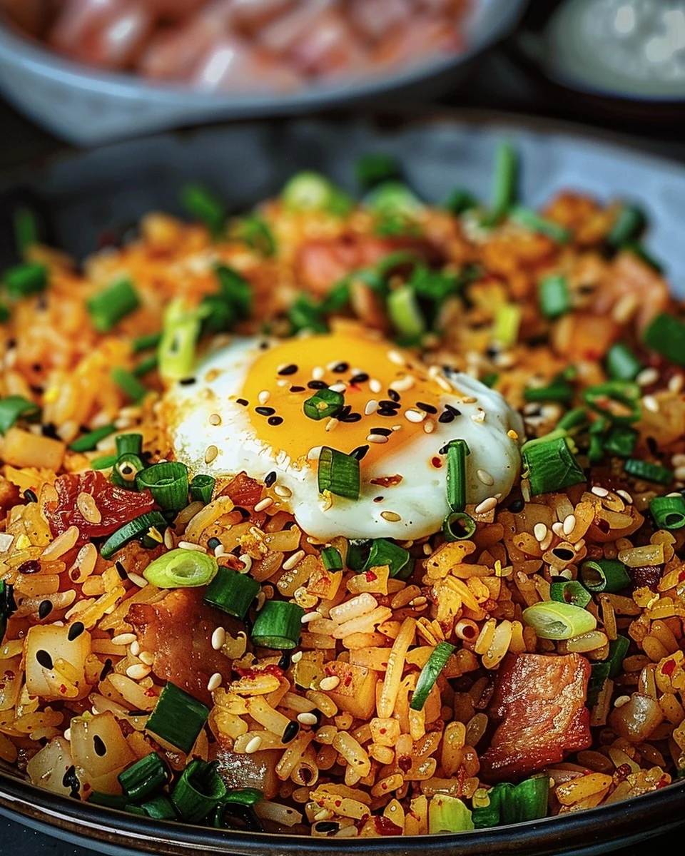 Quick and Delicious Kimchi and Fried Rice Recipe finished dish