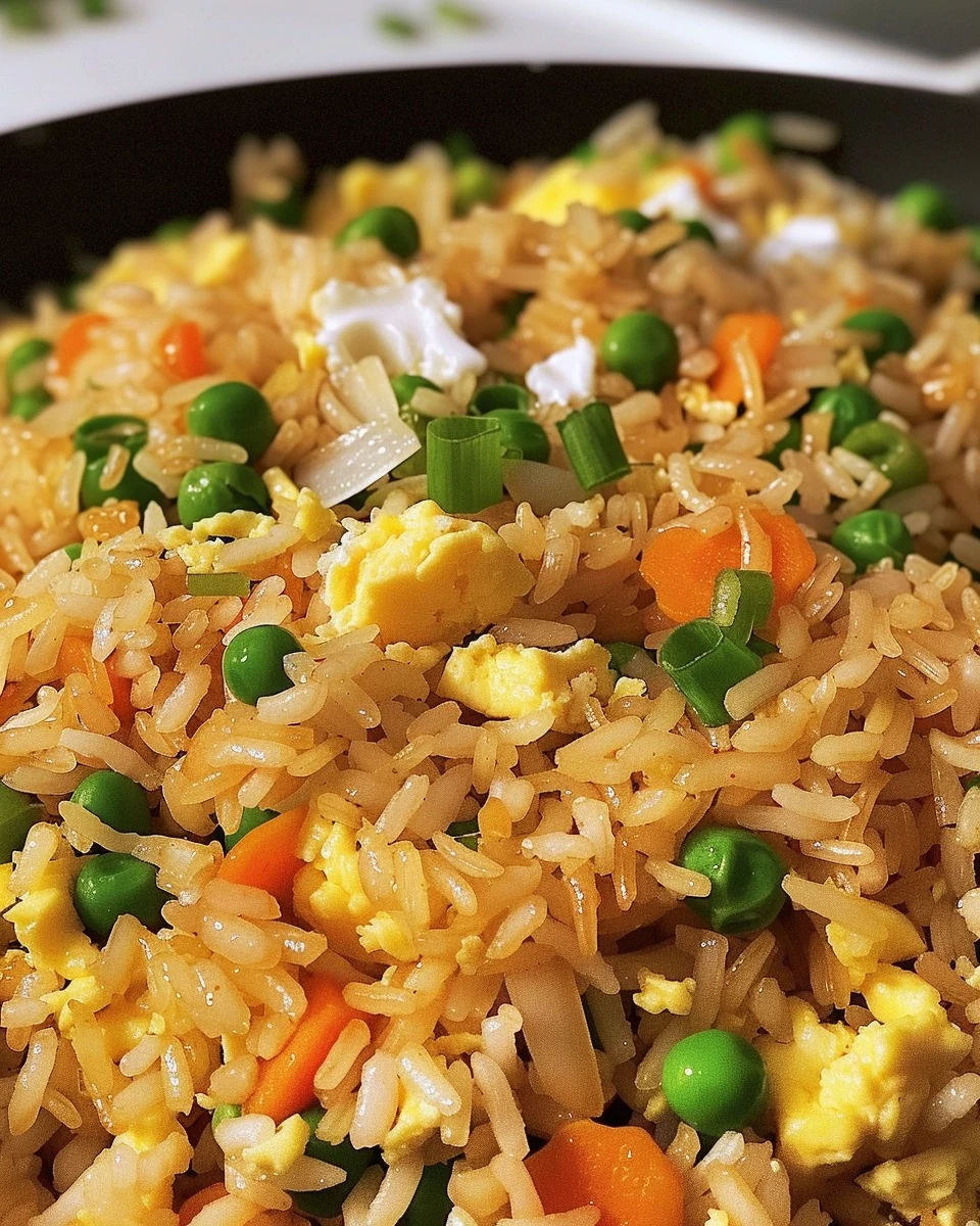 Quick and Delicious Simple Egg Fried Rice Recipe finished dish