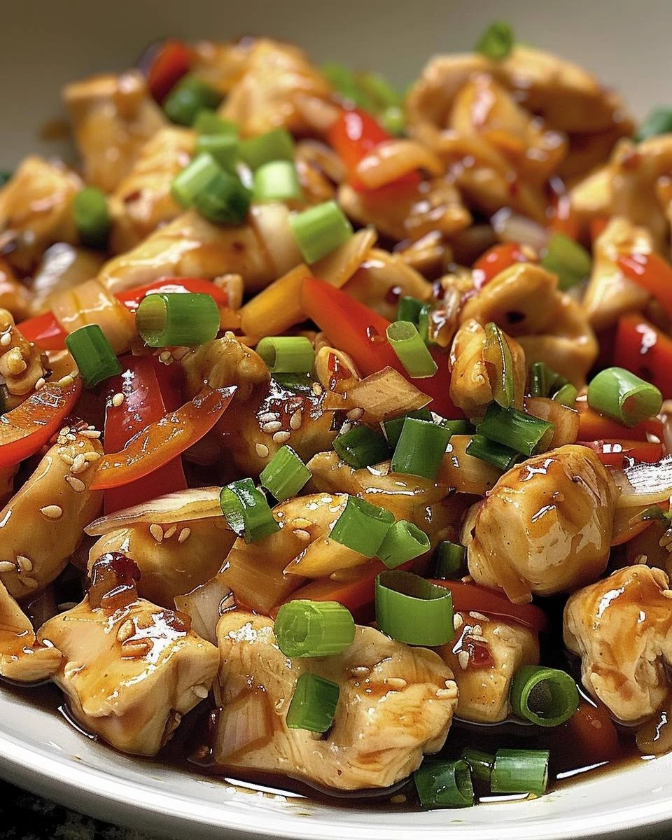 Quick and Delicious Spicy Chicken Stir-Fry Recipe finished dish