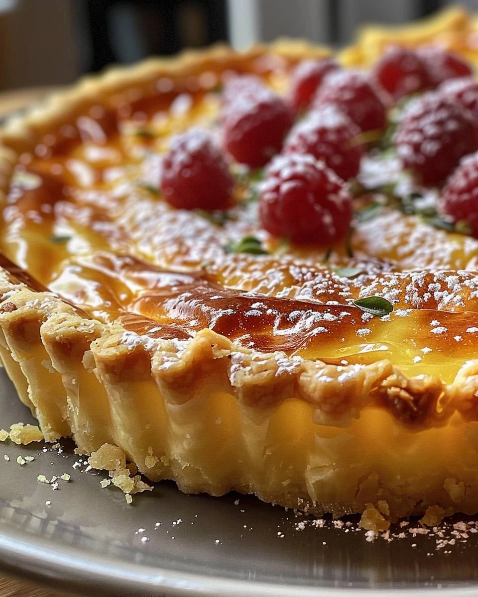 Quick and Easy Cheats Manchester Tart Recipe finished dish