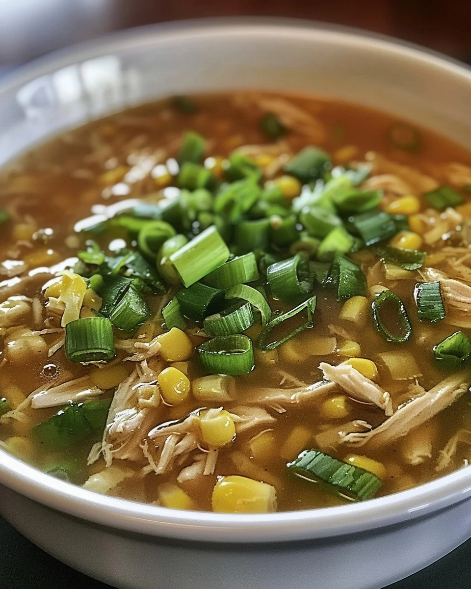 Quick and Easy Chinese Chicken Corn Soup Recipe finished dish