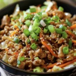 Quick and Easy Egg Roll in a Bowl Recipe finished dish