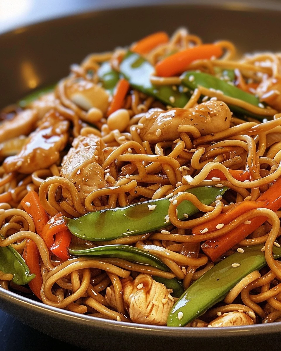 Quick and Easy Healthy Chicken Chow Mein Recipe