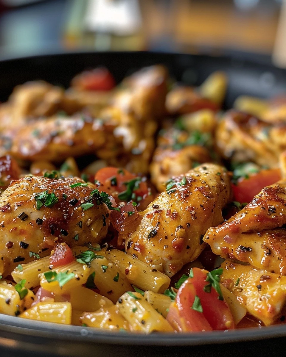 Quick and Flavorful Cajun Chicken One-Pot Recipe finished dish