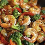 Quick and Flavorful Shrimp and Vegetable Stir-Fry Recipe finished dish