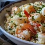 Quick and Tasty Garlic Prawn Rice Recipe finished dish