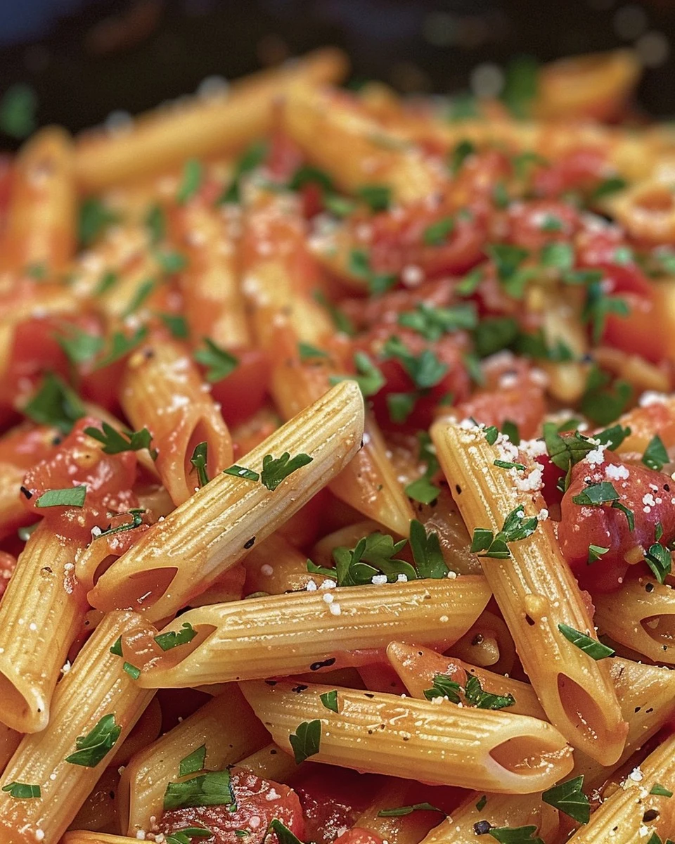 Quick & Flavorful Penne Arrabbiata Recipe finished dish