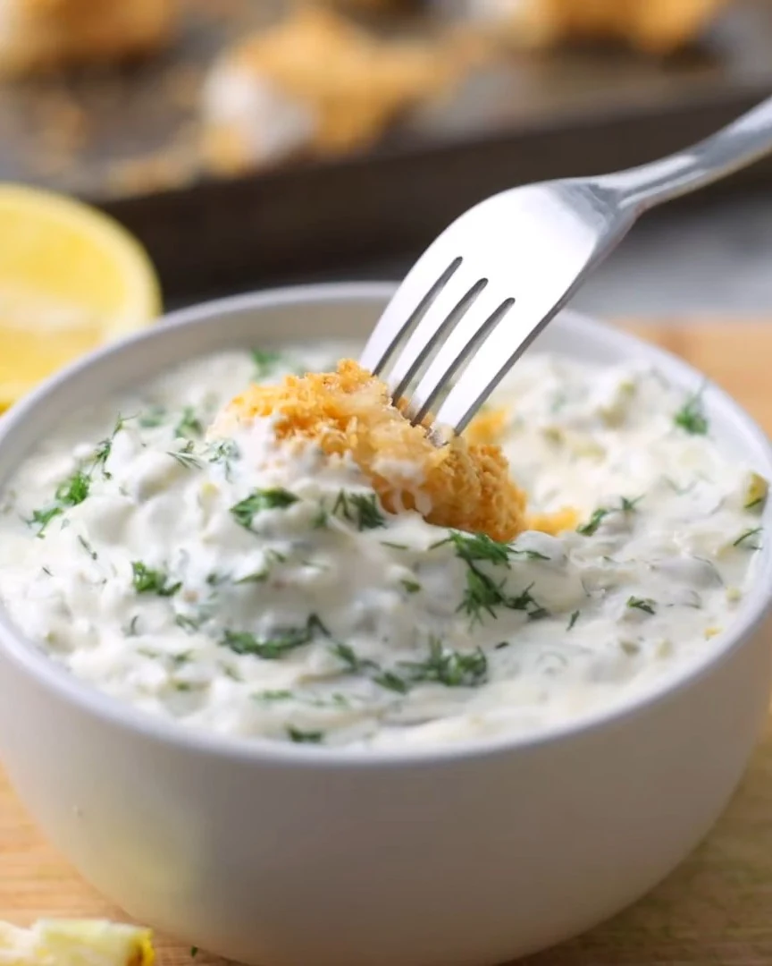 Quick Tartar Sauce Recipe in Just 5 Minutes finished dish