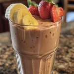 Refreshing Apple Strawberry and Banana Smoothie Recipe finished dish