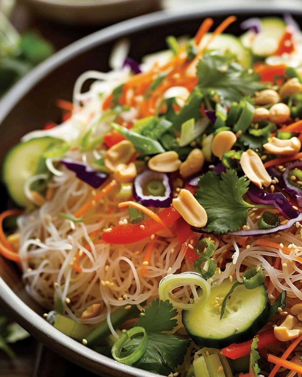Refreshing Asian Vermicelli Noodle Salad Recipe