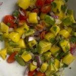 Refreshing Avocado Mango Salad Recipe for Summer finished dish