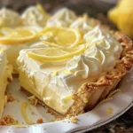Refreshing Cream Cheese Lemonade Pie Recipe finished dish