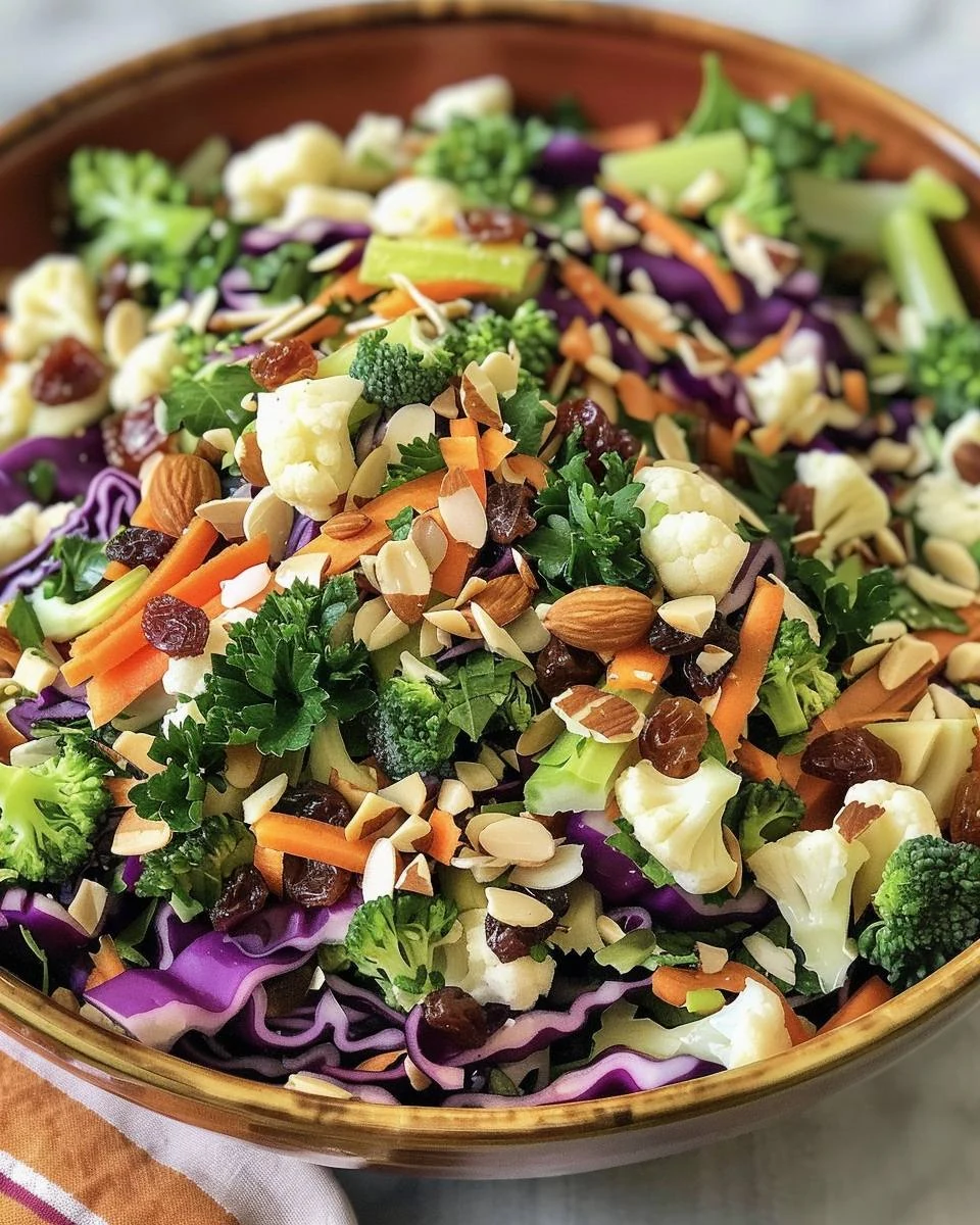 Refreshing Crunchy Salad Recipe for Healthy Eating finished dish