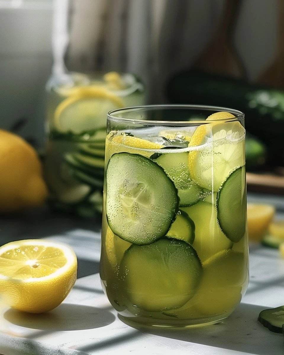 Refreshing Cucumber Lemonade Recipe for Summer finished dish