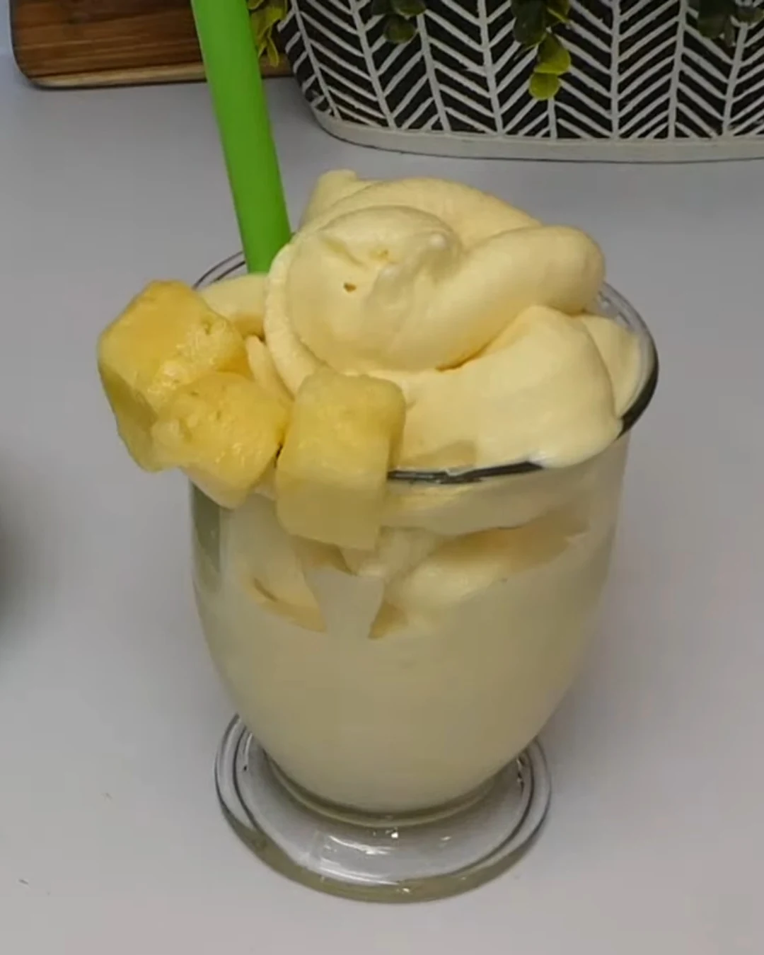 Refreshing Dole Pineapple Whip Recipe finished dish