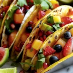 Refreshing Fruit Tacos: A Fun Dessert Idea finished dish