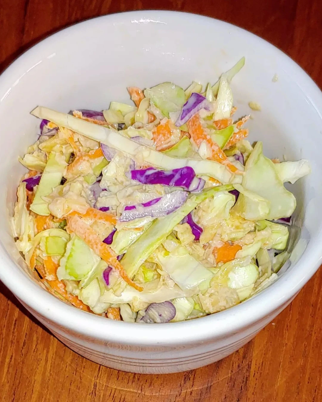 Refreshing Hawaiian Coleslaw with Pineapple Recipe finished dish