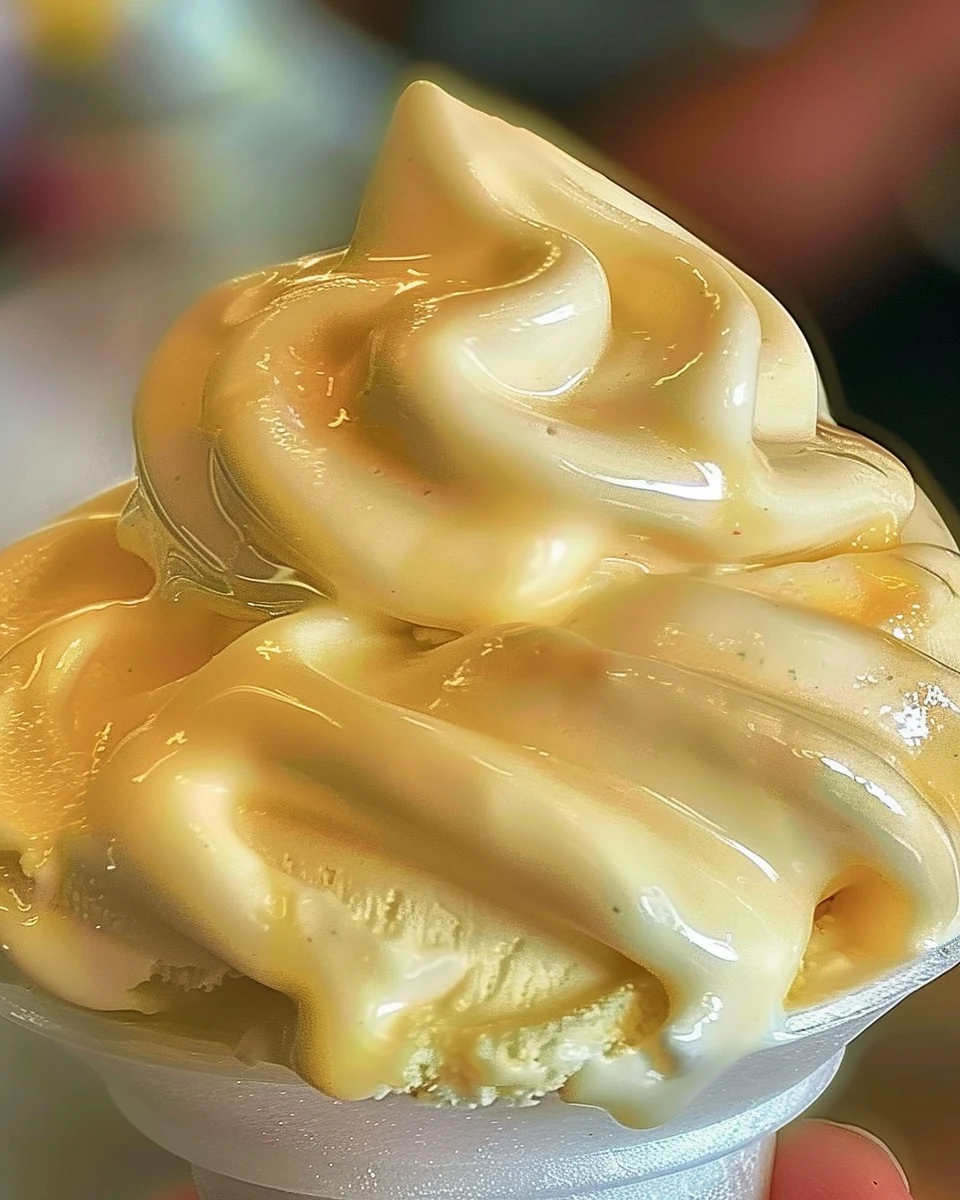 Homemade Pineapple Soft Serve Ice Cream