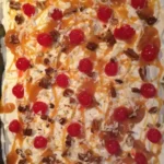 Refreshing No Bake Banana Split Cheesecake Recipe finished dish