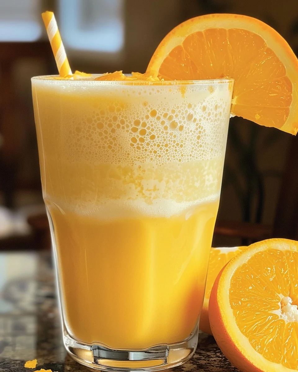 Refreshing Orange Julius Recipe You Can Make at Home finished dish