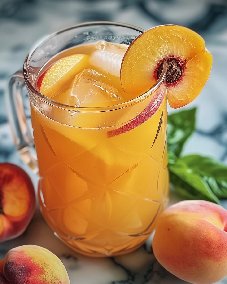 Refreshing Peach Lemonade Recipe You Must Try finished dish