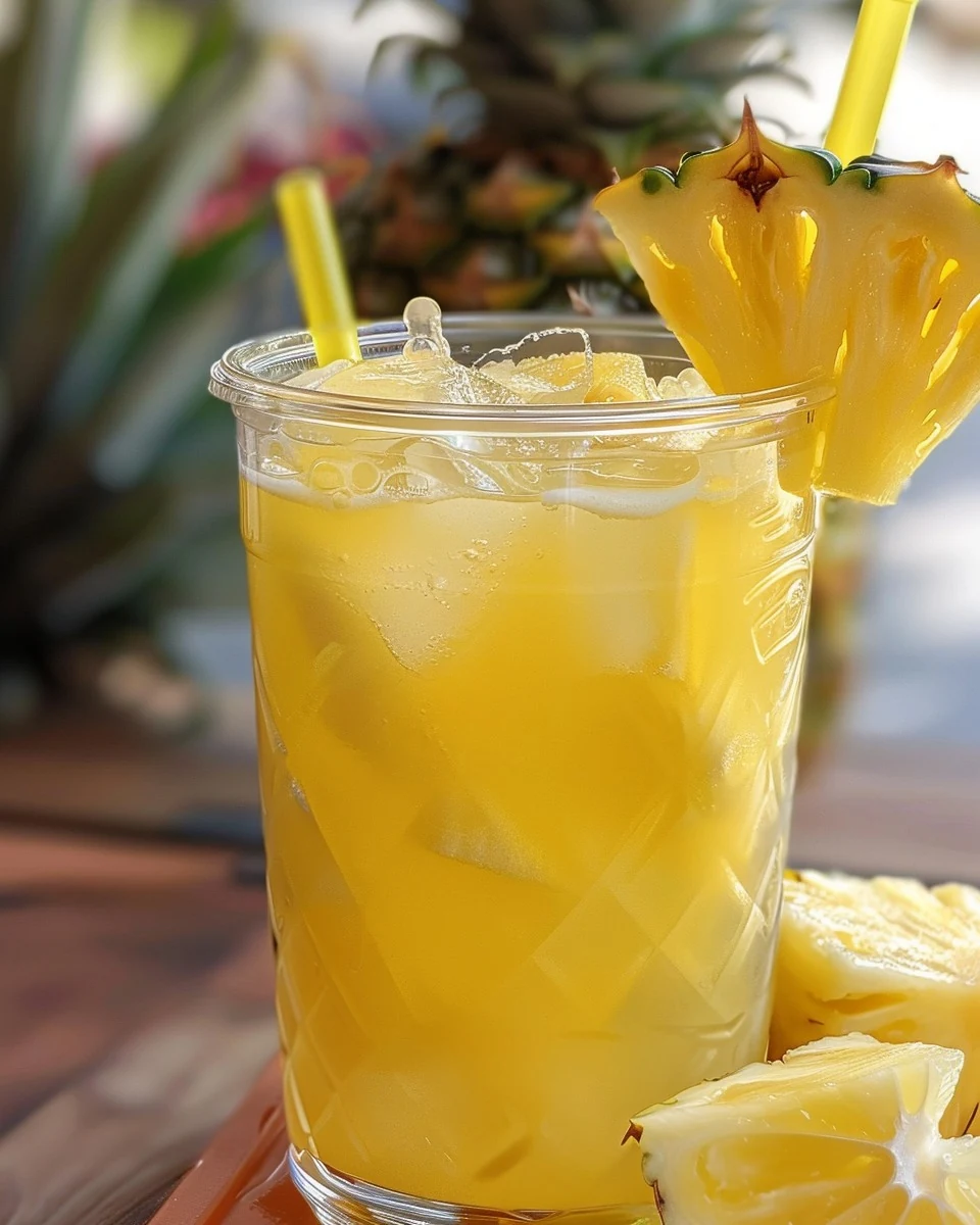 Refreshing Pineapple Lemonade Recipe for Summer finished dish