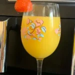 Refreshing Pineapple Upside Down Mimosas Recipe finished dish