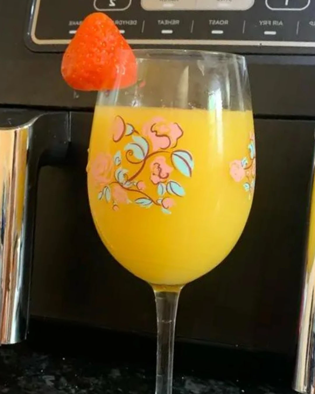 Refreshing Pineapple Upside Down Mimosas Recipe finished dish