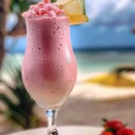 Refreshing Pink Flamingo Piña Colada Recipe finished dish