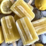 Refreshing Zesty Lemon Ice Lollies Recipe finished dish