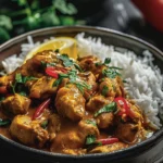 Savor Caribbean Delight Spicy Jamaican Curry Chicken finished dish