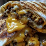Savor Grilled Cheeseburger Wraps - OMG DONT LOSE THIS finished dish