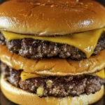 Savor the Steak and Shake Garlic Double Steakburger Recipe finished dish