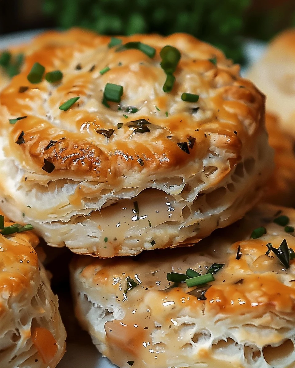 Savory Chicken Pot Pie Biscuits - Dont Lose This Recipe finished dish