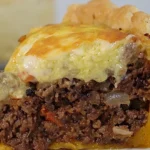 Savory Classic American Cheeseburger Pie Recipe finished dish