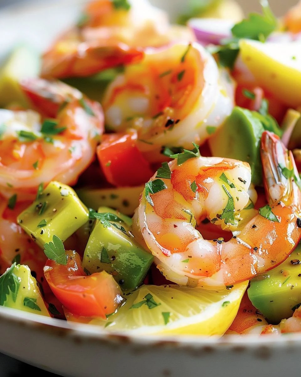 Shrimp Avocado Salad: A Refreshing Summer Dish finished dish