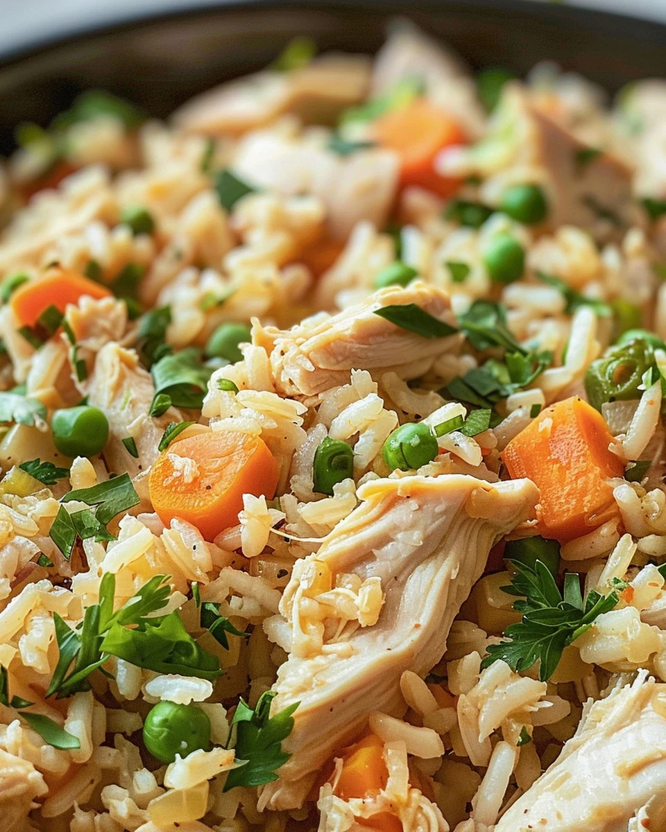 Simple and Delicious Crockpot Chicken and Rice Recipe finished dish