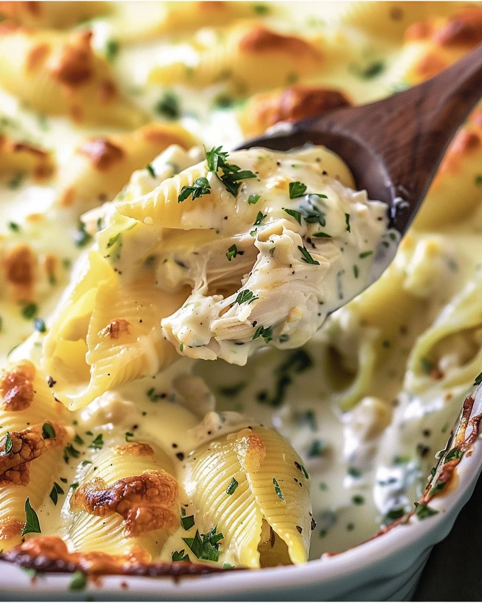 Simple Million Dollar Chicken Alfredo Stuffed Shells Recipe