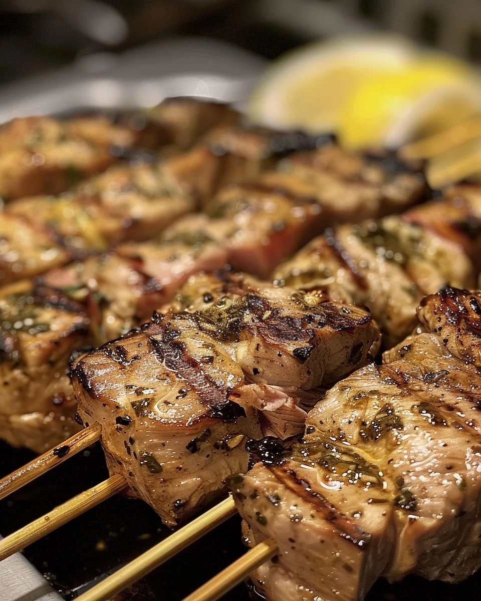 Souvlaki Meat on a Stick: A Flavorful Grill Recipe