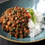 Spicy Thai Basil Chicken Pad Krapow Gai Recipe Made Easy finished dish