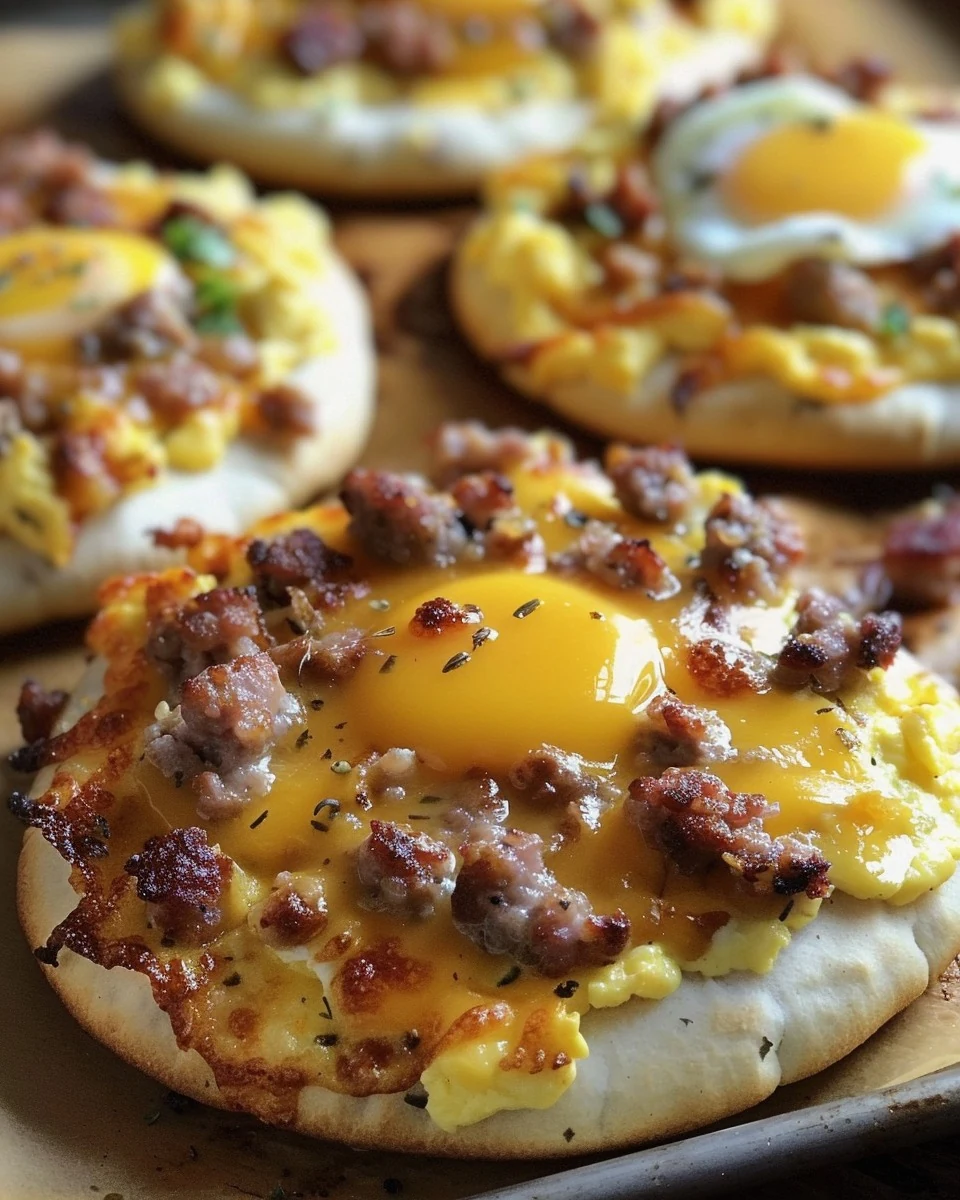 Sunrise Delight Breakfast Pizza: A Morning Classic finished dish