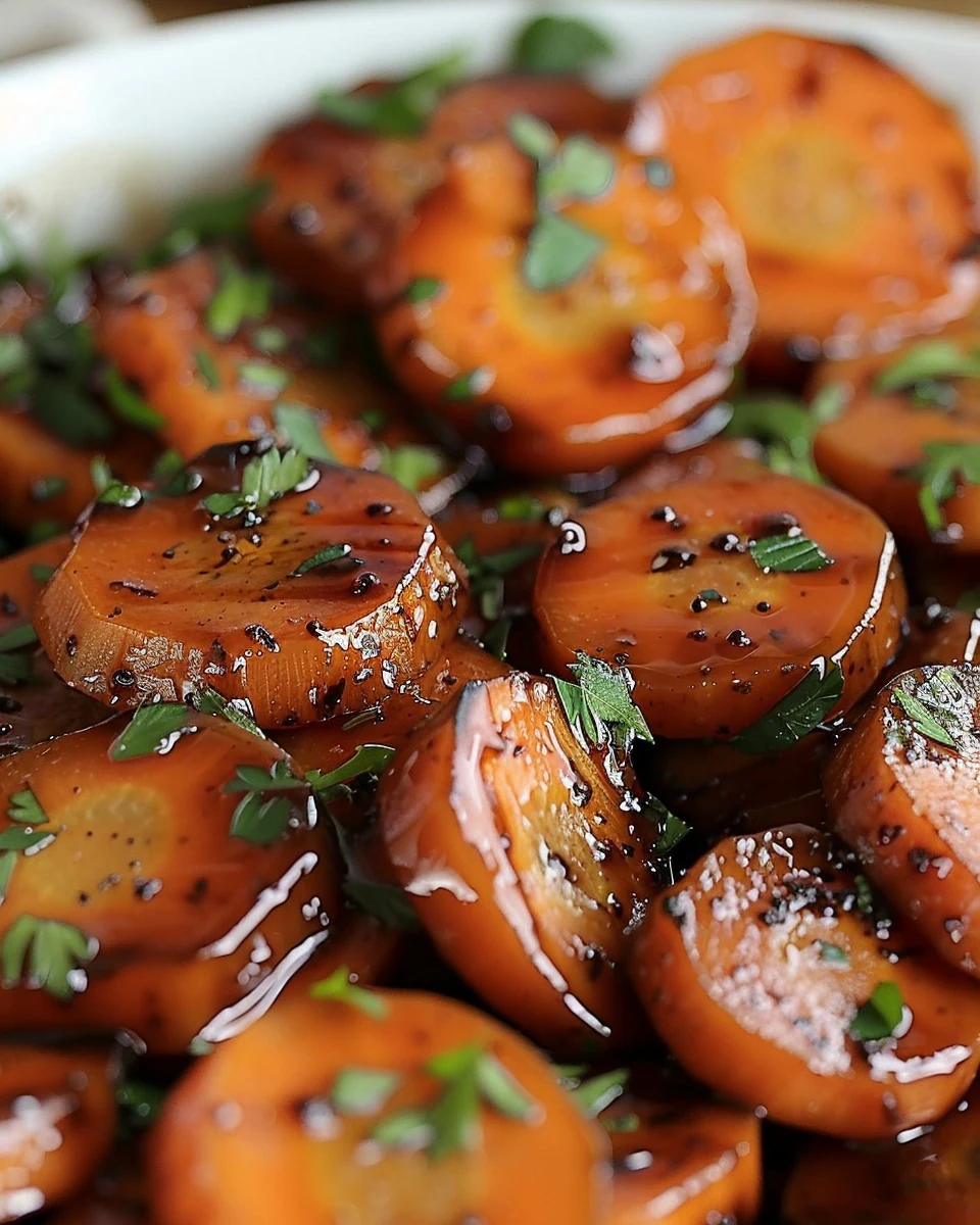 Sweet and Savory Brown Sugar Glazed Carrots Recipe finished dish