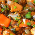 Sweet and Spicy Honey Pepper Chicken Recipe finished dish