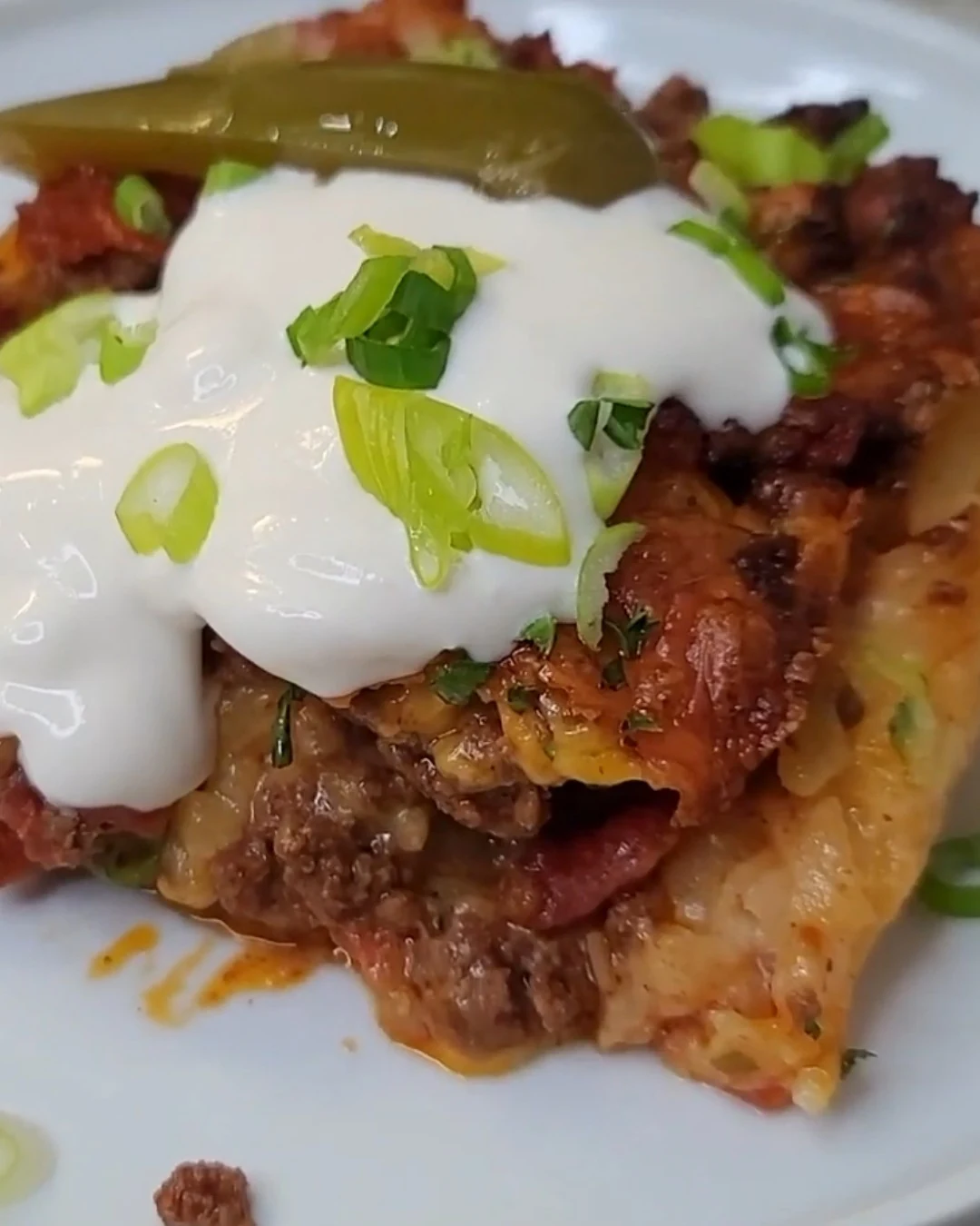 Taco Crock Pot Hashbrown Casserole: Easy Comfort Food finished dish