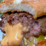 Taste the Best Juicy Bacon Cheddar Stuffed Burgers finished dish